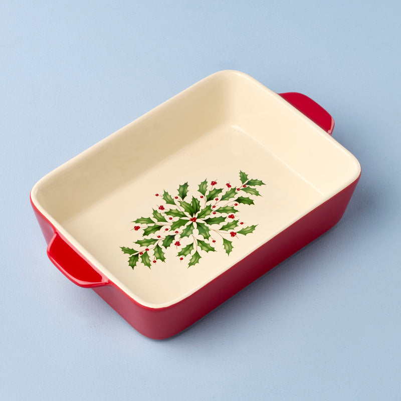 Holiday Rectangular Baking Dish, Medium