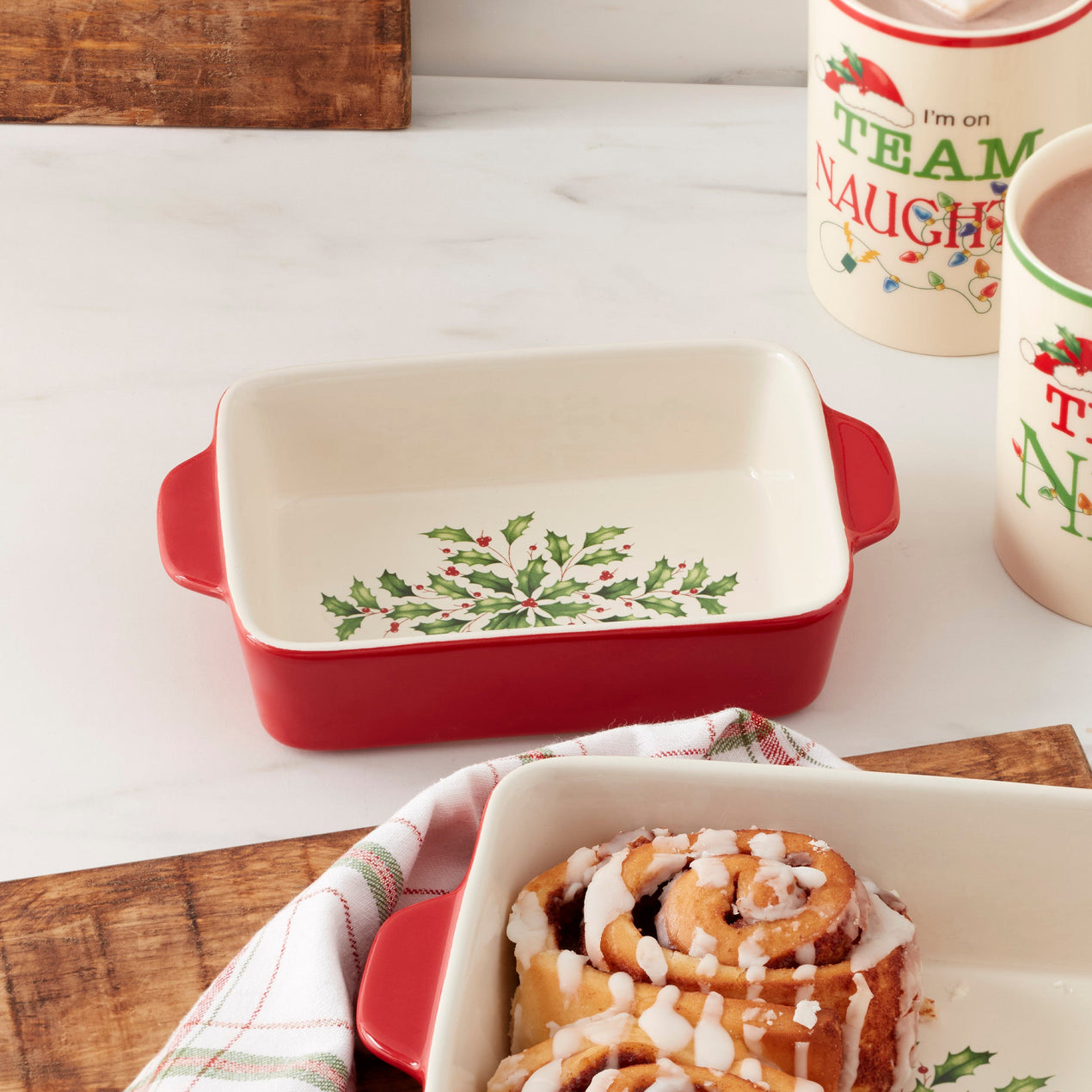 Holiday Rectangular Baking Dish, Small