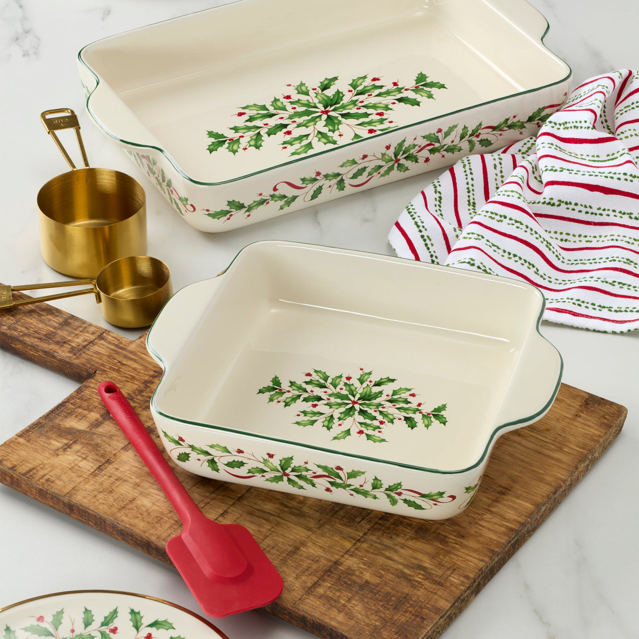 Holiday Square Baking Dish