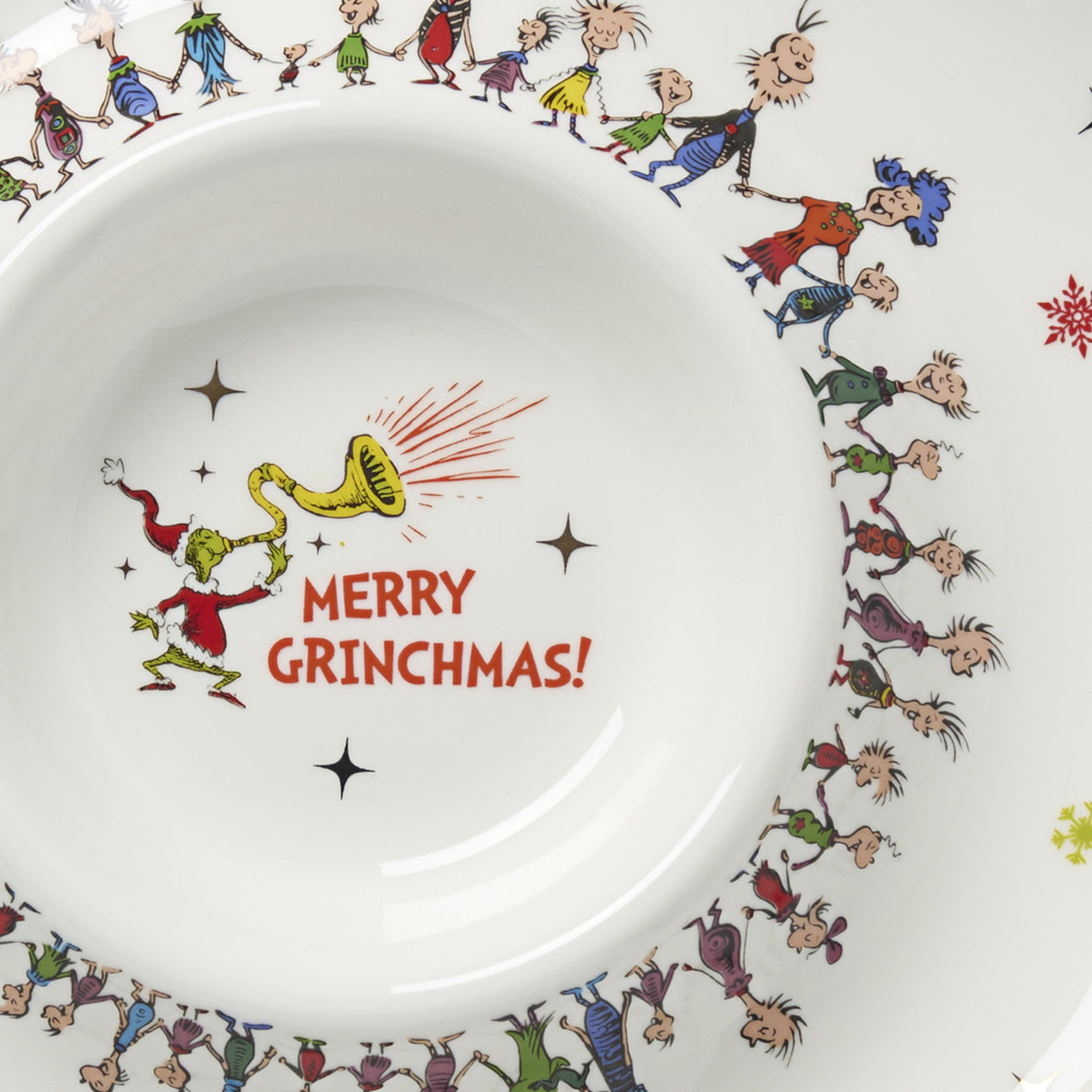 Merry Grinchmas Chip & Dip Bowl