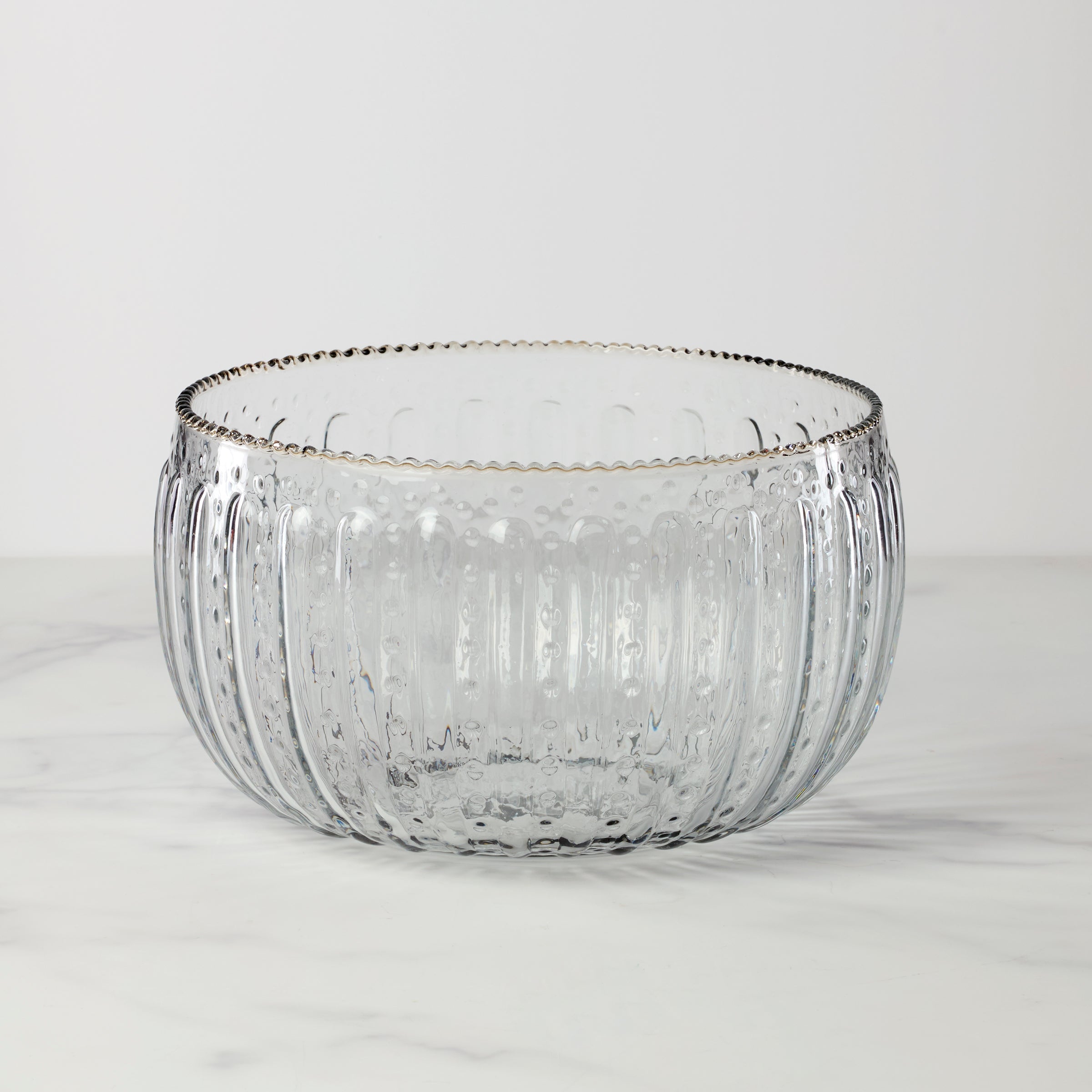BABYL LFORTH 直筆サイン付 GLASS VINYL Large Ruffle Glass Lines Artisan Crafted Bowl – Lenox