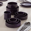Modulus 12-Piece Bowl Set, Nightshade