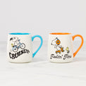 Peanuts Mugs, Set of 2, Cruisin'-Feelin' Fine