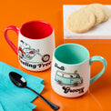 Peanuts Mugs, Set of 2, Groovy-Feeling Free