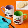 Peanuts Mugs, Set of 2, Rollin'-All Good