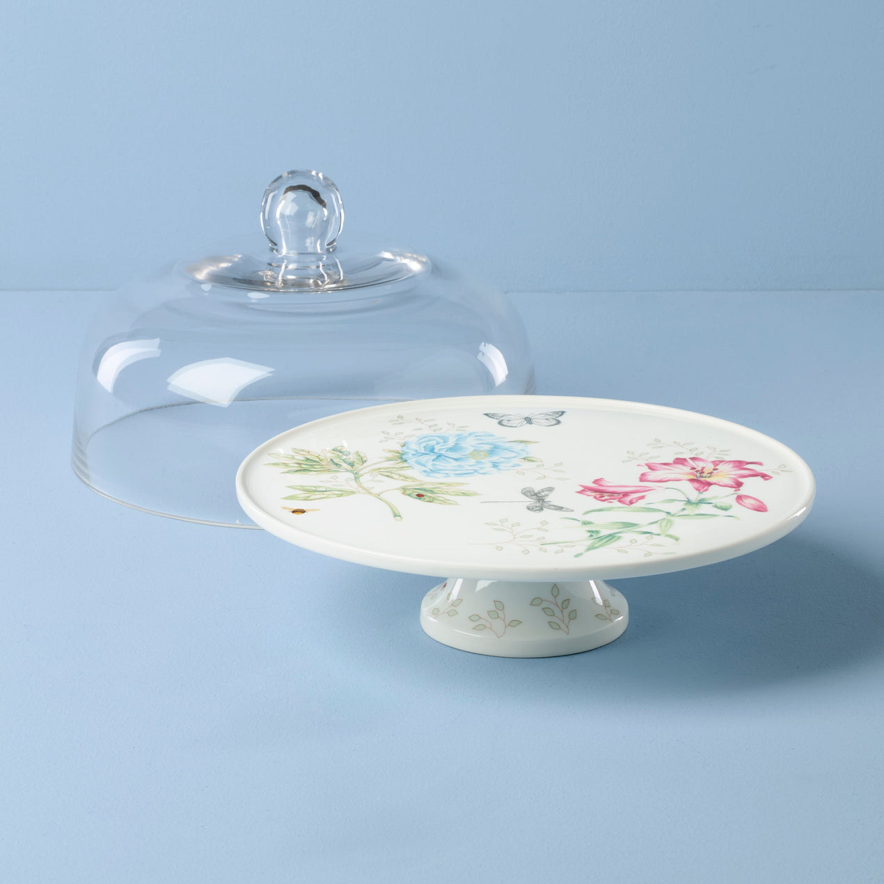 Butterfly Meadow 25th Anniversary Cake Plate
