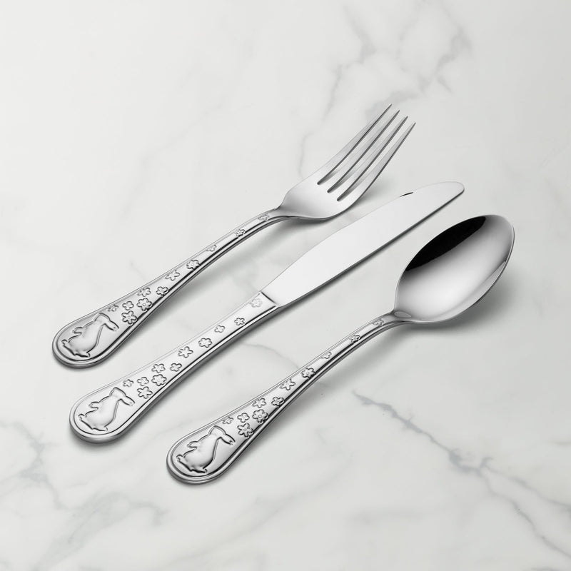 Bunny Hop 12-Piece Flatware Set