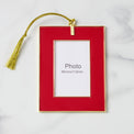 Be Jolly Mini Frame Ornament, Red