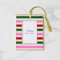Be Jolly Mini Frame Ornament, Stripe