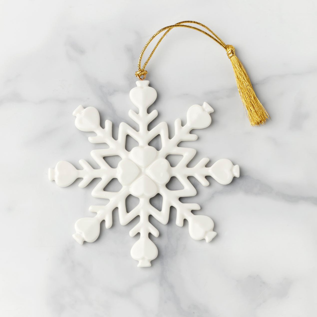 cambridge silversmiths Be Jolly Snowflake Ornament