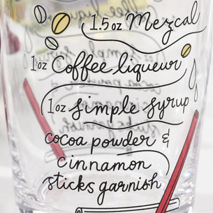 Make Merry Double Old-Fashioned Glasses, Set of 4