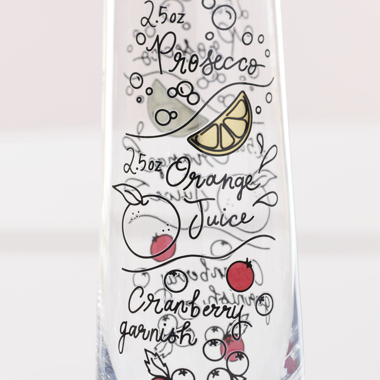 Make Merry Stemless Flutes, Set Of 4