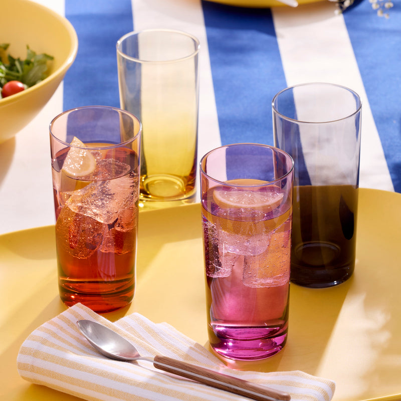 Golden Hour Hiball Glasses, Set of 4