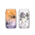 12 pc Mix Glass Halloween Can Cooler