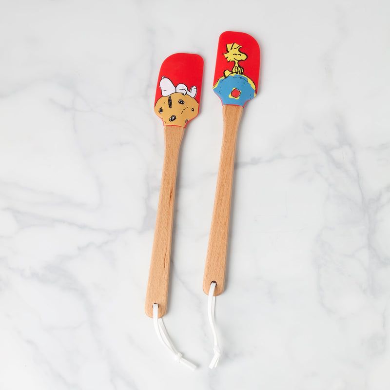Chef Snoopy Spatulas, Set of 2, Red