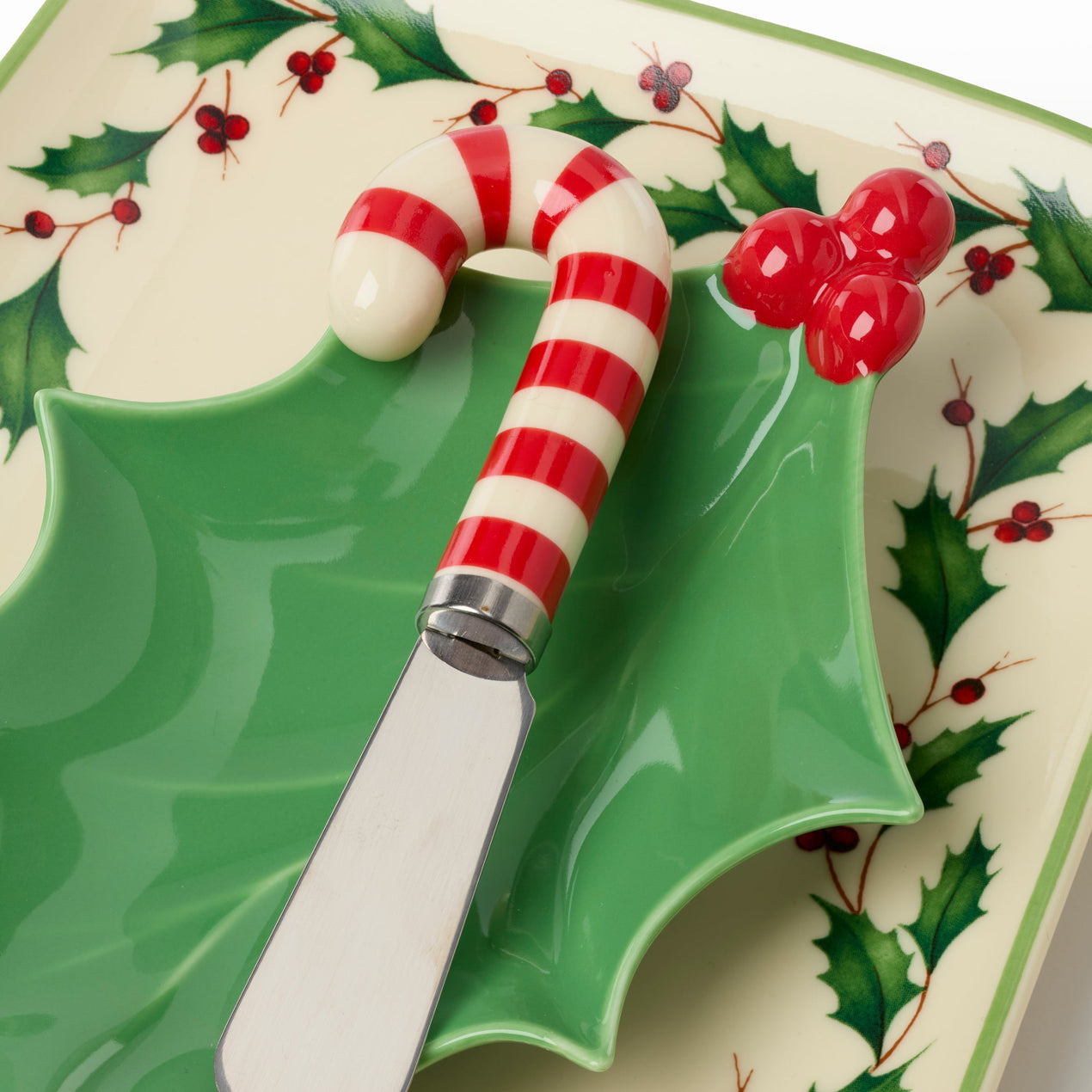 Holiday 3-Piece Hostess Set with Spreader