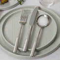 Modulus 16-Piece Dinnerware Set, Vapor