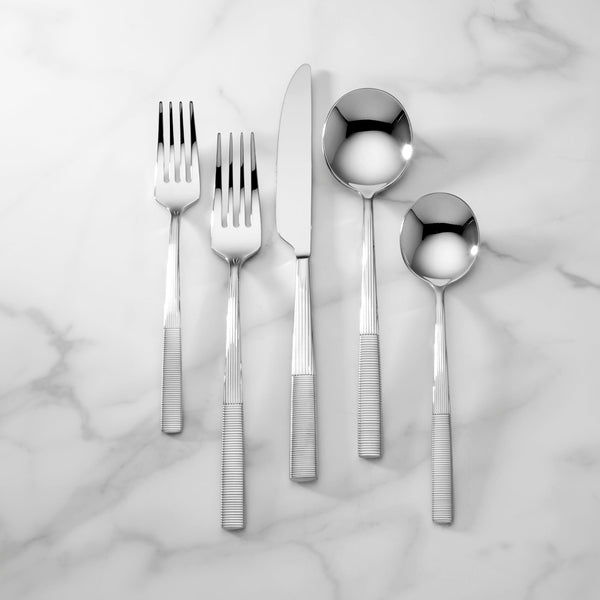 Modulus Mirror 20 Piece Flatware Set – Lenox Corporation