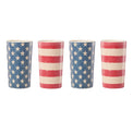 Vintage Americana Tumblers, Set Of 4