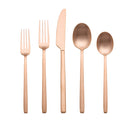 Dean Satin Rose Gold 20-Piece Flatware Set