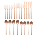 Dean Satin Rose Gold 20-Piece Flatware Set
