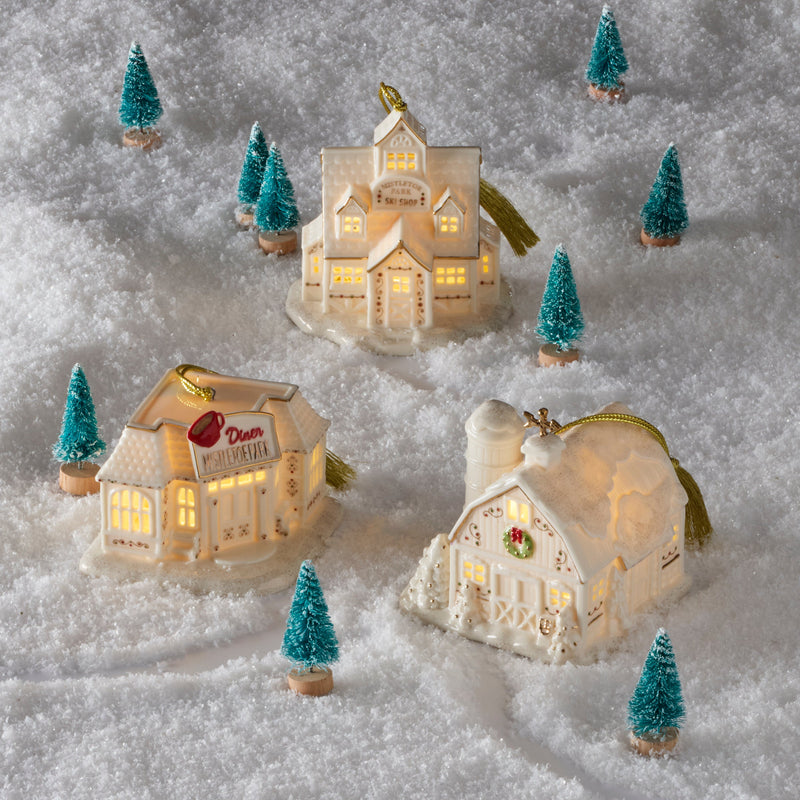 Mistletoe Park Barn Lit Ornament