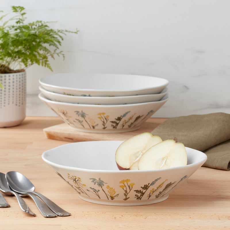Wildflowers Dinner Bowls, Set of 4