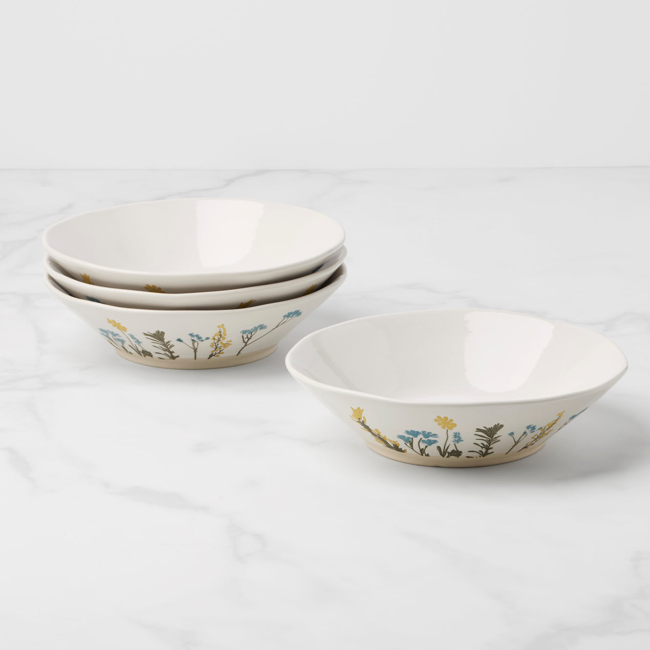 cambridge silversmiths Wildflowers Pasta Bowls Set of 4