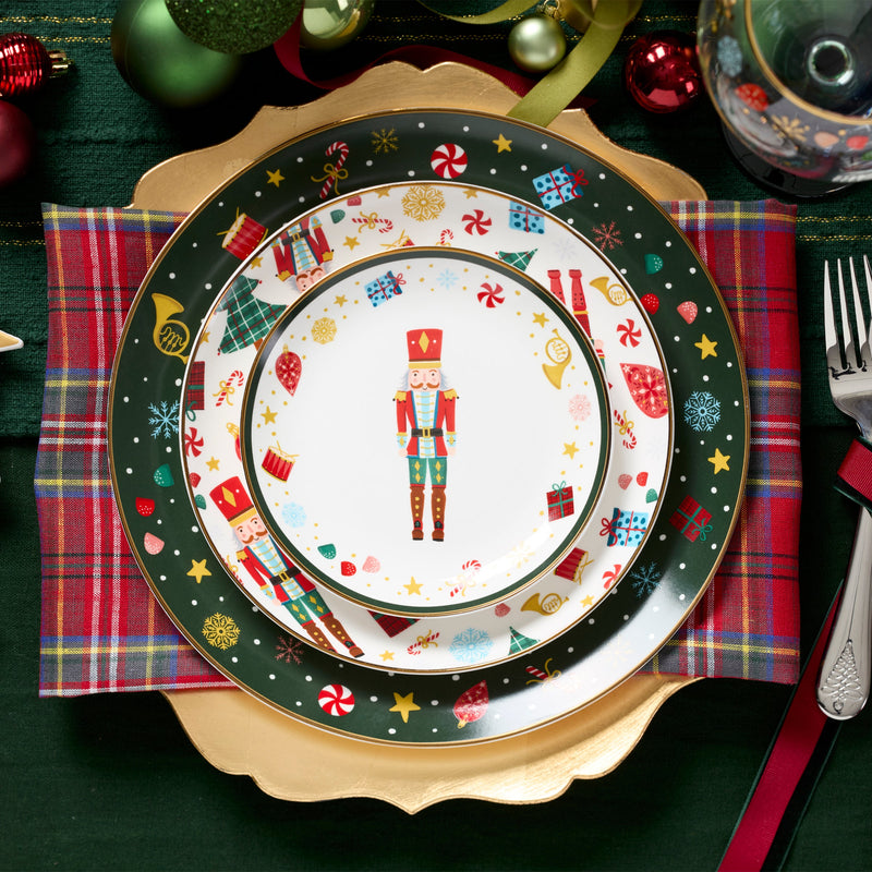 Nutcracker Ballet Accent Plates, Set of 4