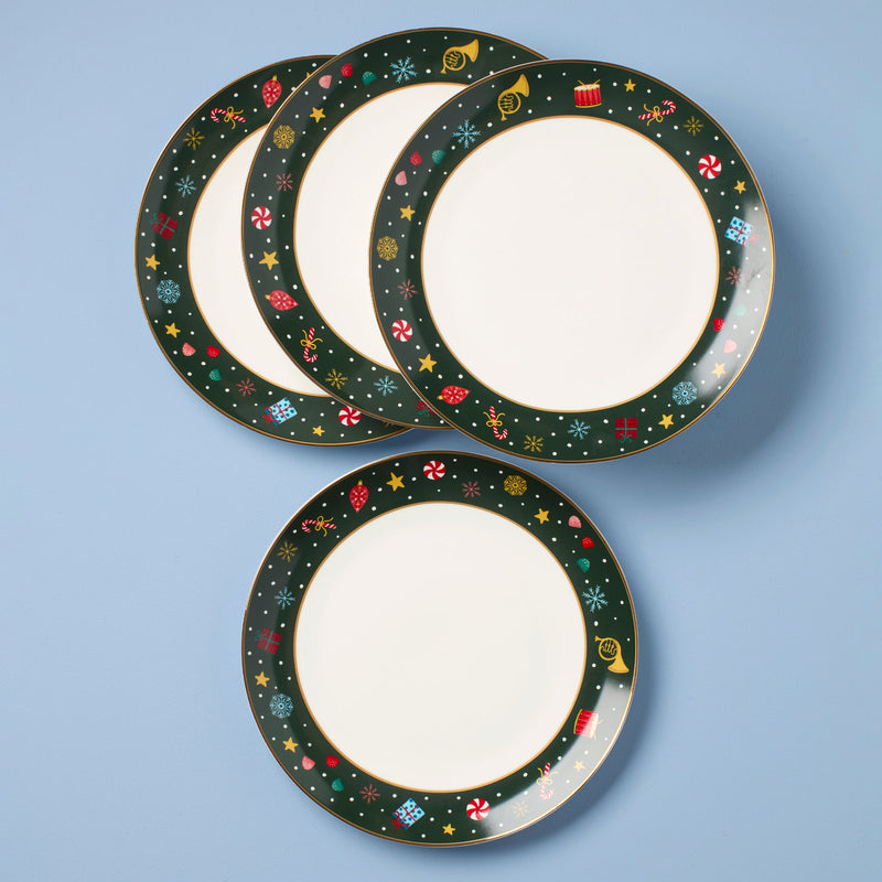Nutcracker Ballet Dinner Plates, Set of 4