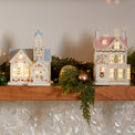 Lenox Holiday Village Lit Christmas Church Figurine