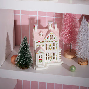Lenox Holiday Village Lit Christmas House Figurine