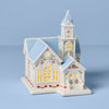 Lenox Holiday Village Lit Christmas Church Figurine
