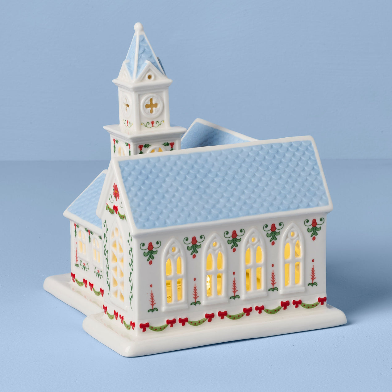 Lenox Village Christmas Lit Church Figurine