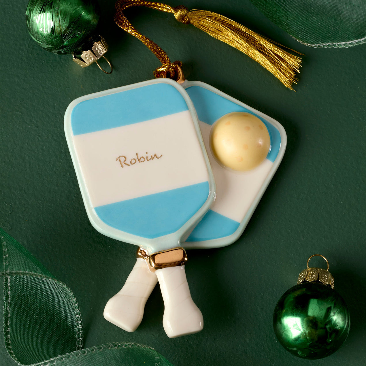 Personalized Pickleball Ornament