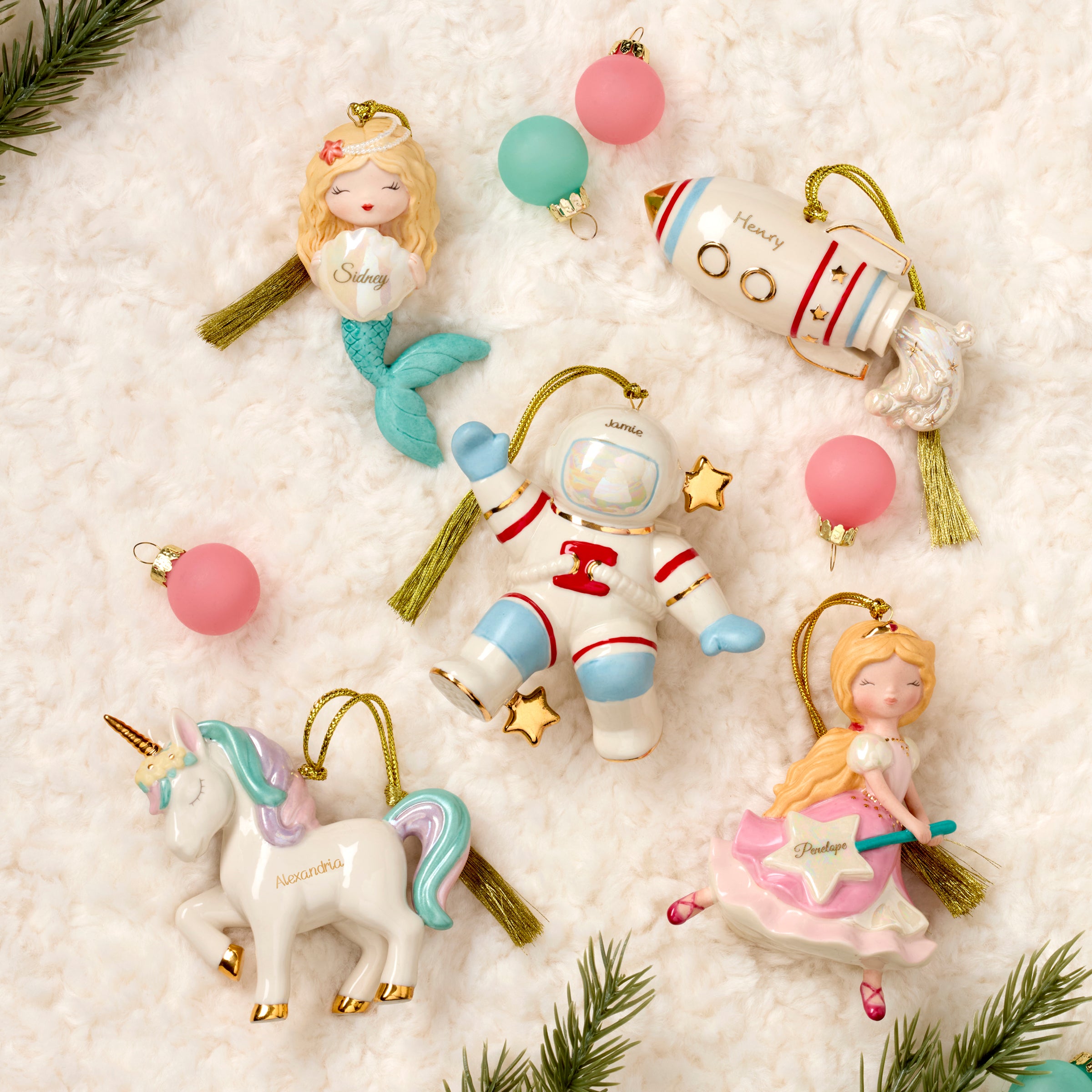 Personalized Prancing Unicorn Ornament – Lenox Corporation