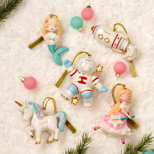Personalized Rocket Ornament