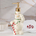 Happy Holly Days Snowman Soap Dispenser