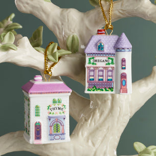 Lenox Spice Village 10-Piece Mini Ornament Set