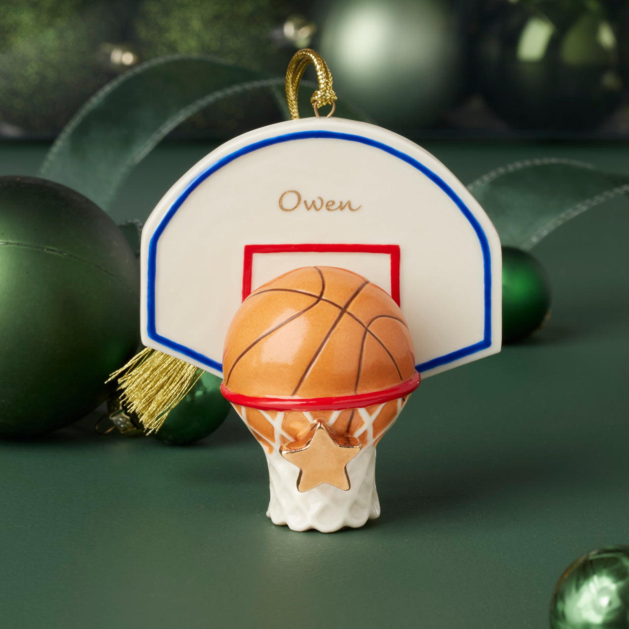Personalized Basketball Ornament