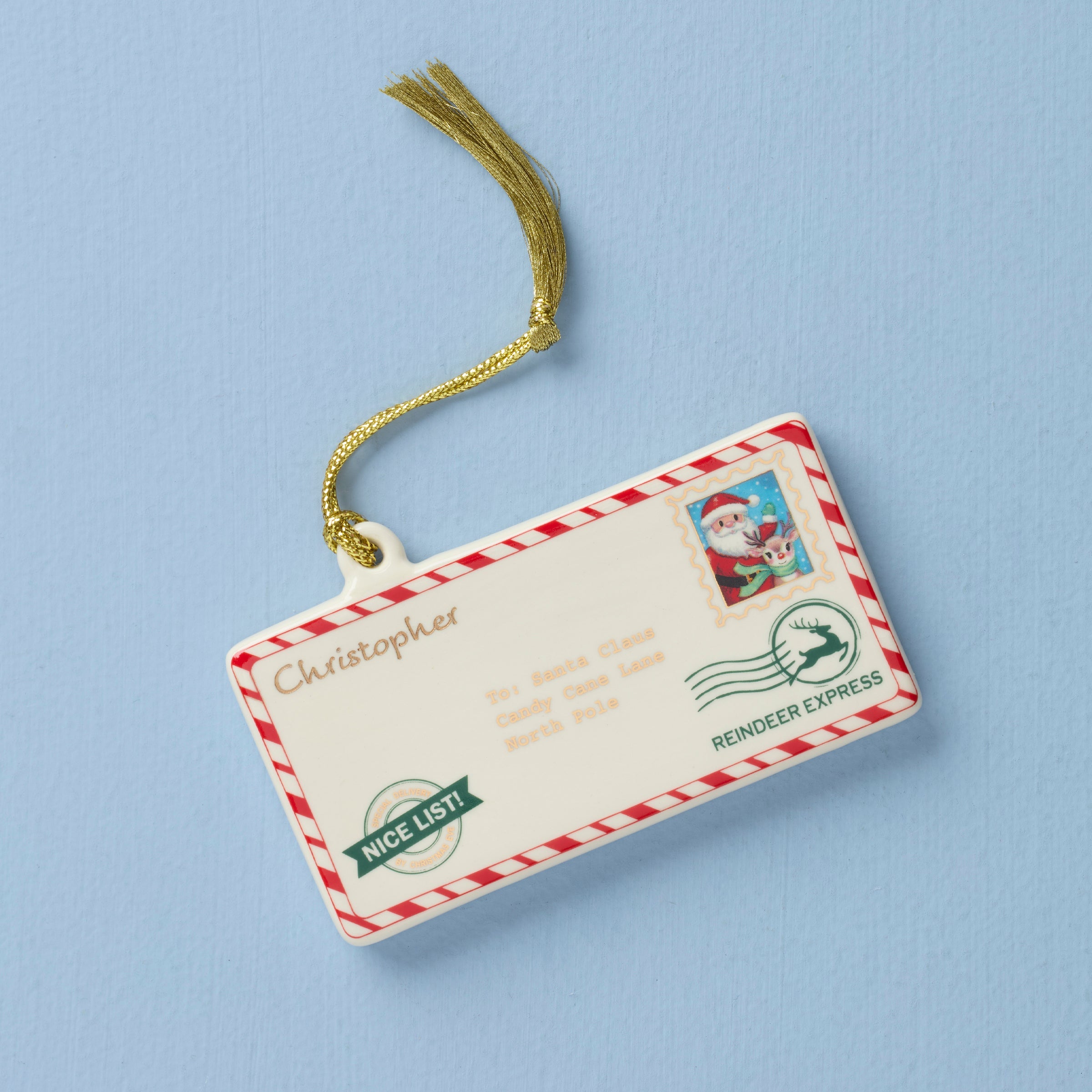 Personalized Letters to Santa Ornament – Lenox Corporation