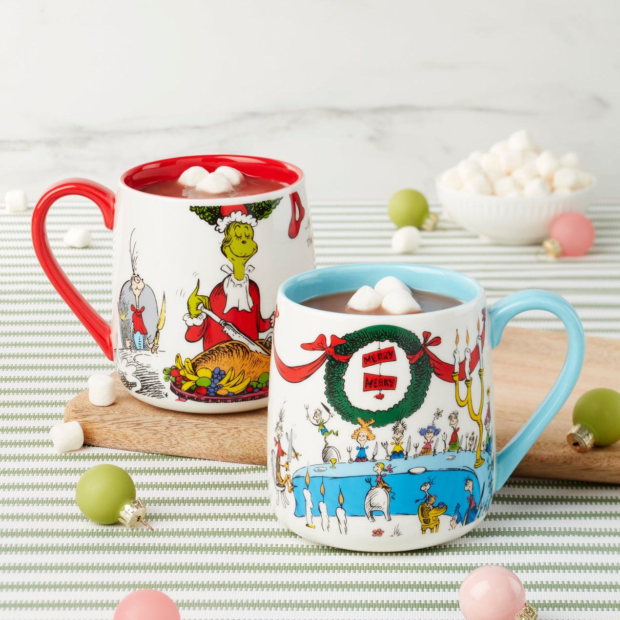 Who-Ville Carving-Serving Beast Mugs, Set of 2