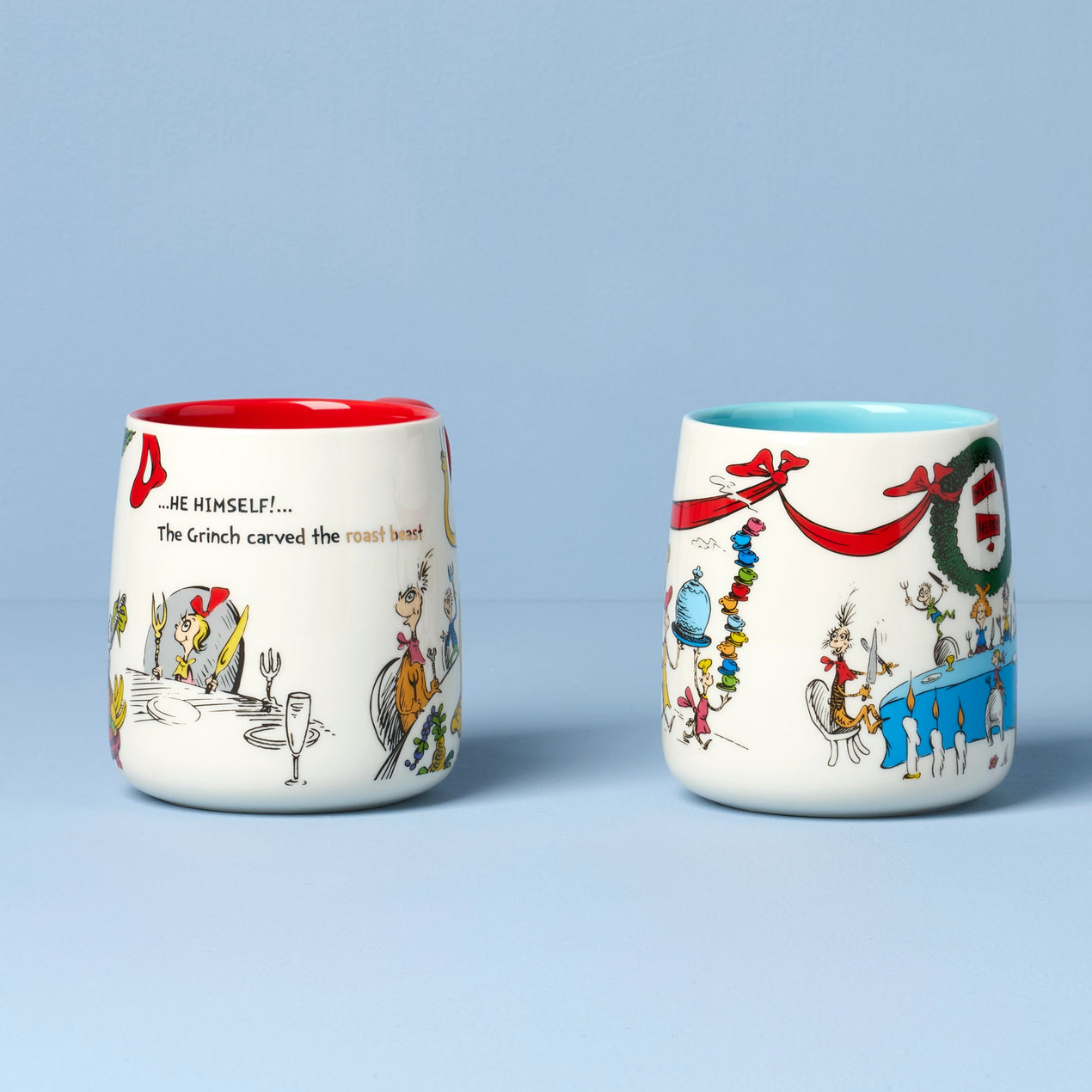 Who-Ville Carving-Serving Beast Mugs, Set of 2