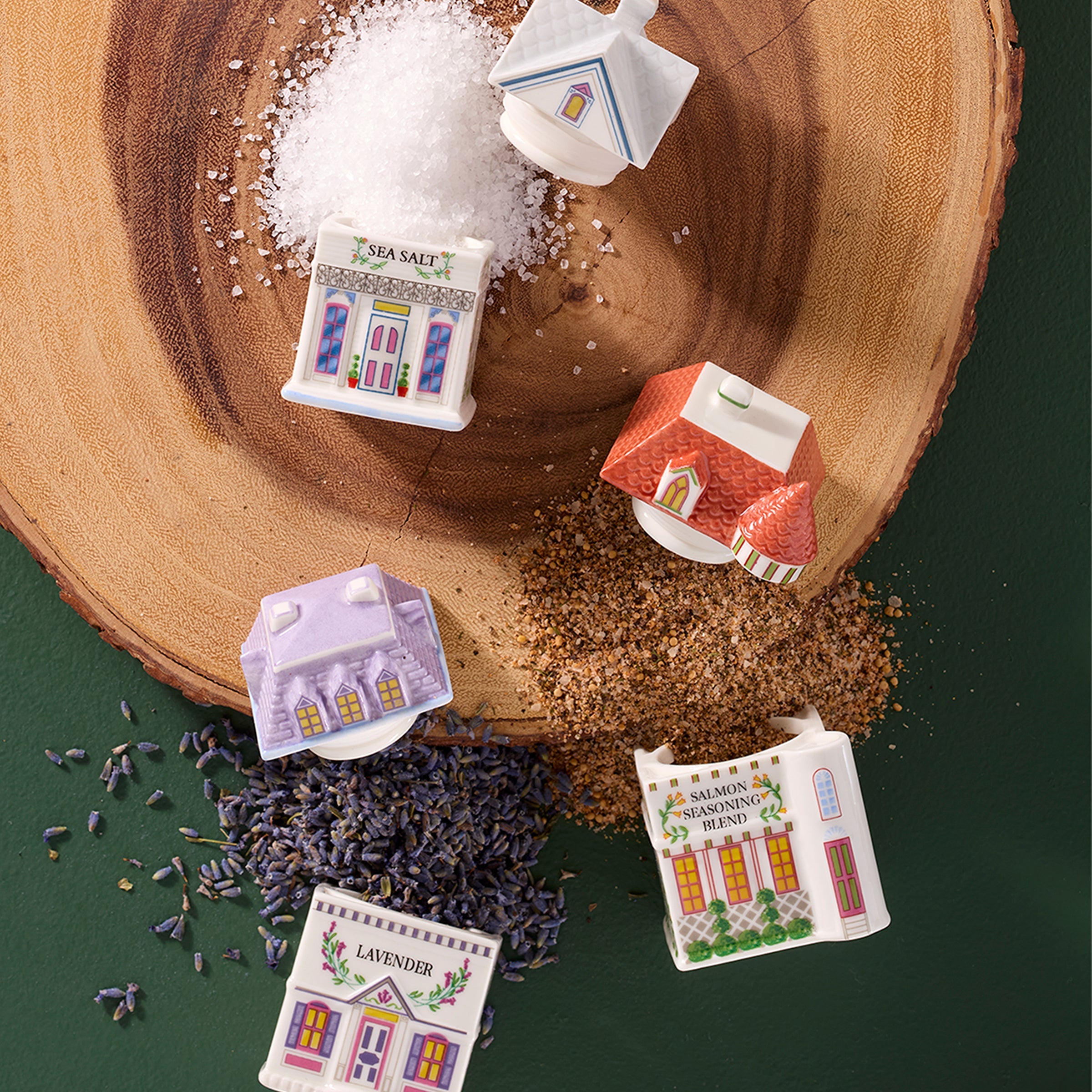 Lenox Spice Village 3-Piece West Coast Spice Jars Set – Lenox