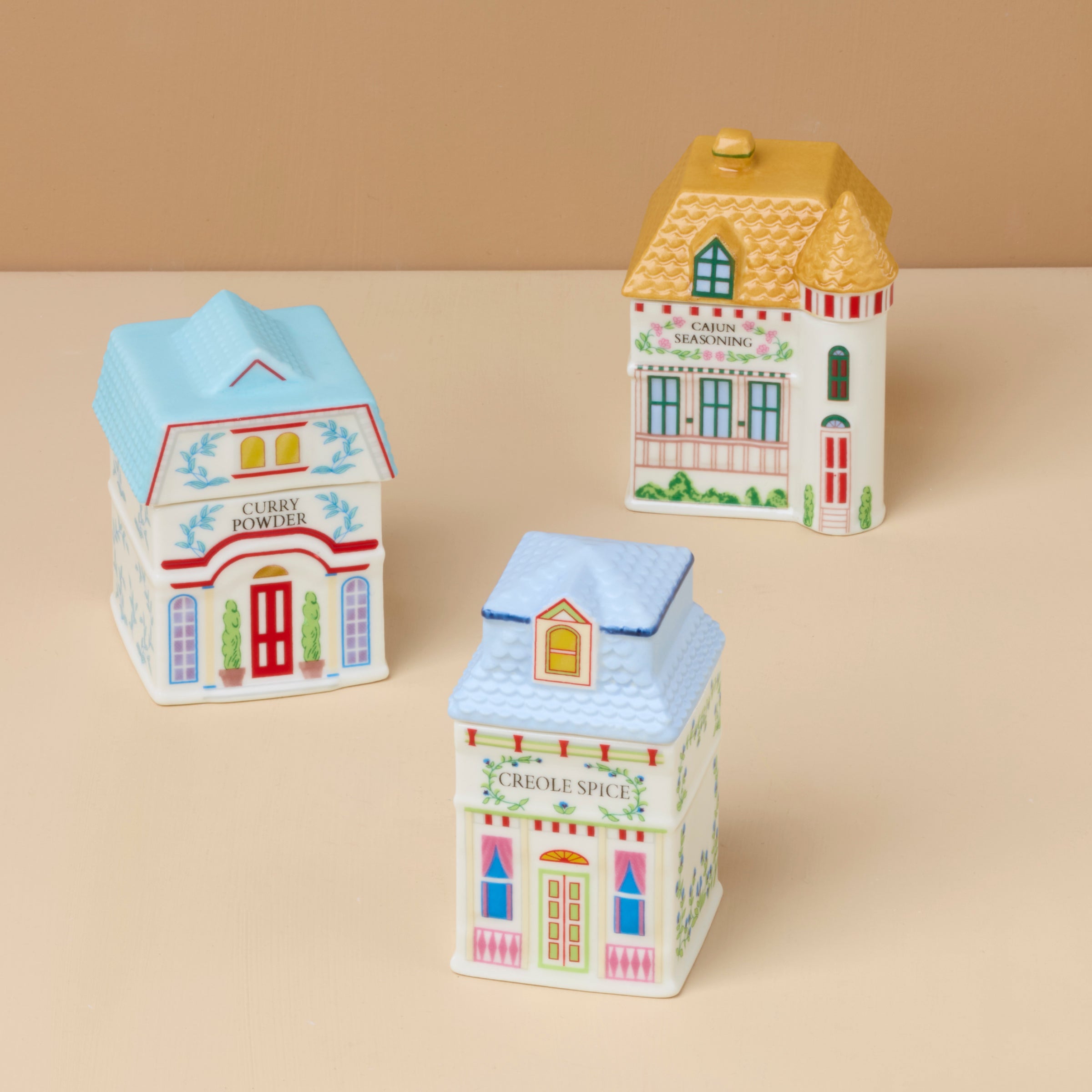 Lenox Spice Village 3-Piece French Quarter Spice Jar Set – Lenox