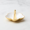 Make It Pop White Metal Ring Dish