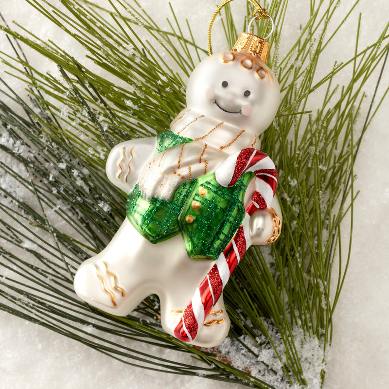 2025 Blown Glass Gingerbread Ornament