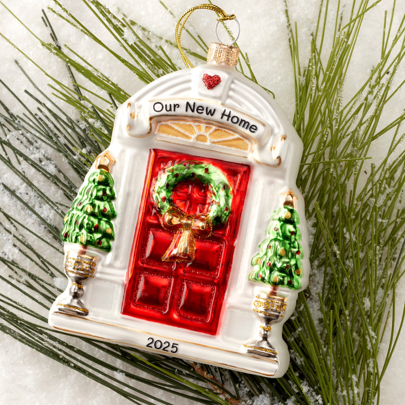 2025 Blown Glass New Home Ornament