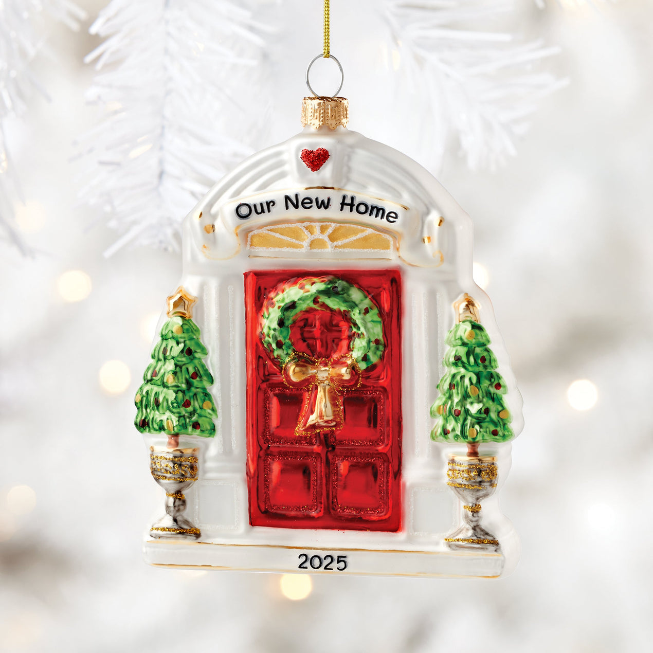 2025 Blown Glass New Home Ornament