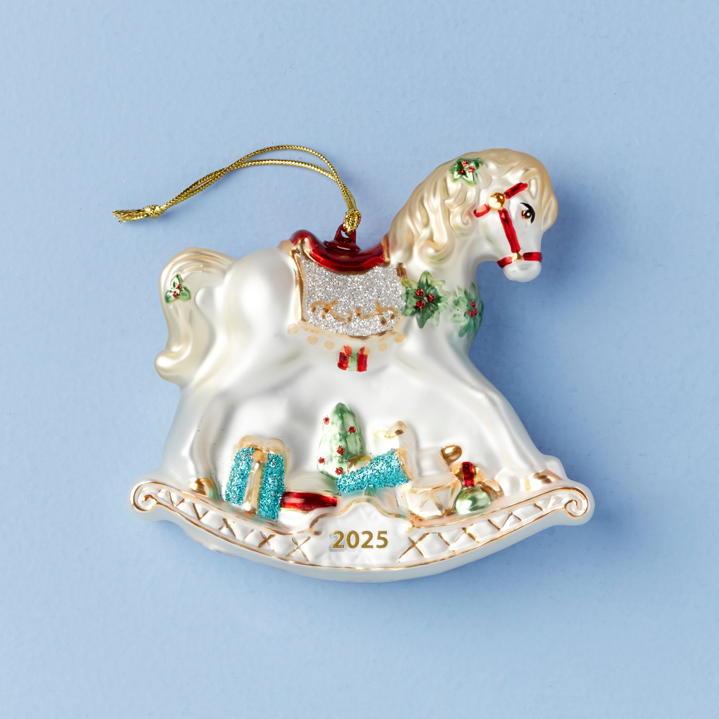 2025 Blown Glass Baby's 1st Rocking Horse Ornament – Lenox Corporation
